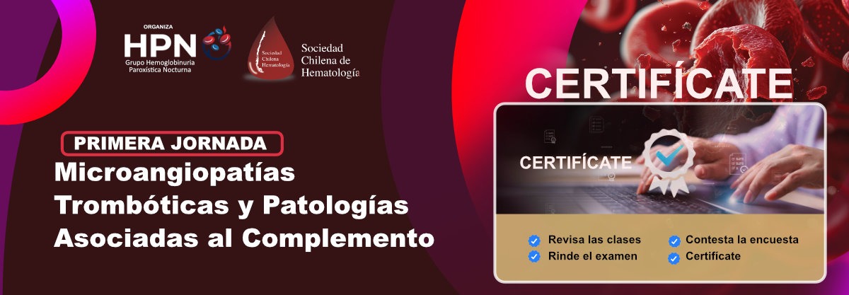 Certifícate: Microangliopatías Trombóticas y Patologías Asociadas al Complemento
